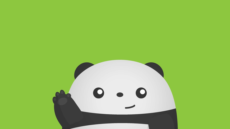 Green Panda: Pudgy-BambooHR Mascot