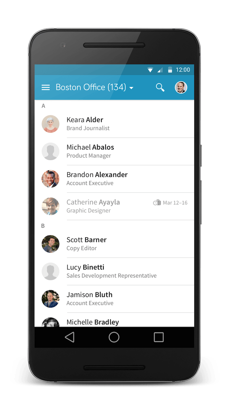 employee directory