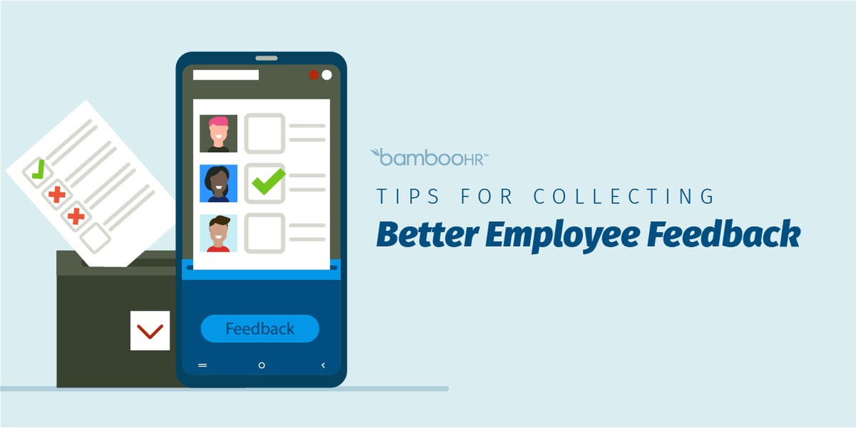 Tips for Collecting Better Employee Feedback BambooHR Blog