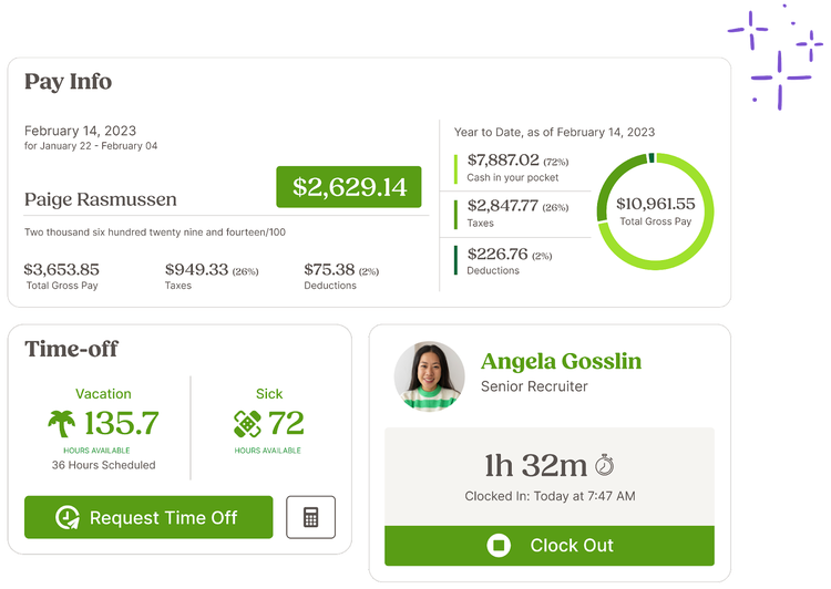 Payroll, Benefits, & Time HR Software BambooHR Software