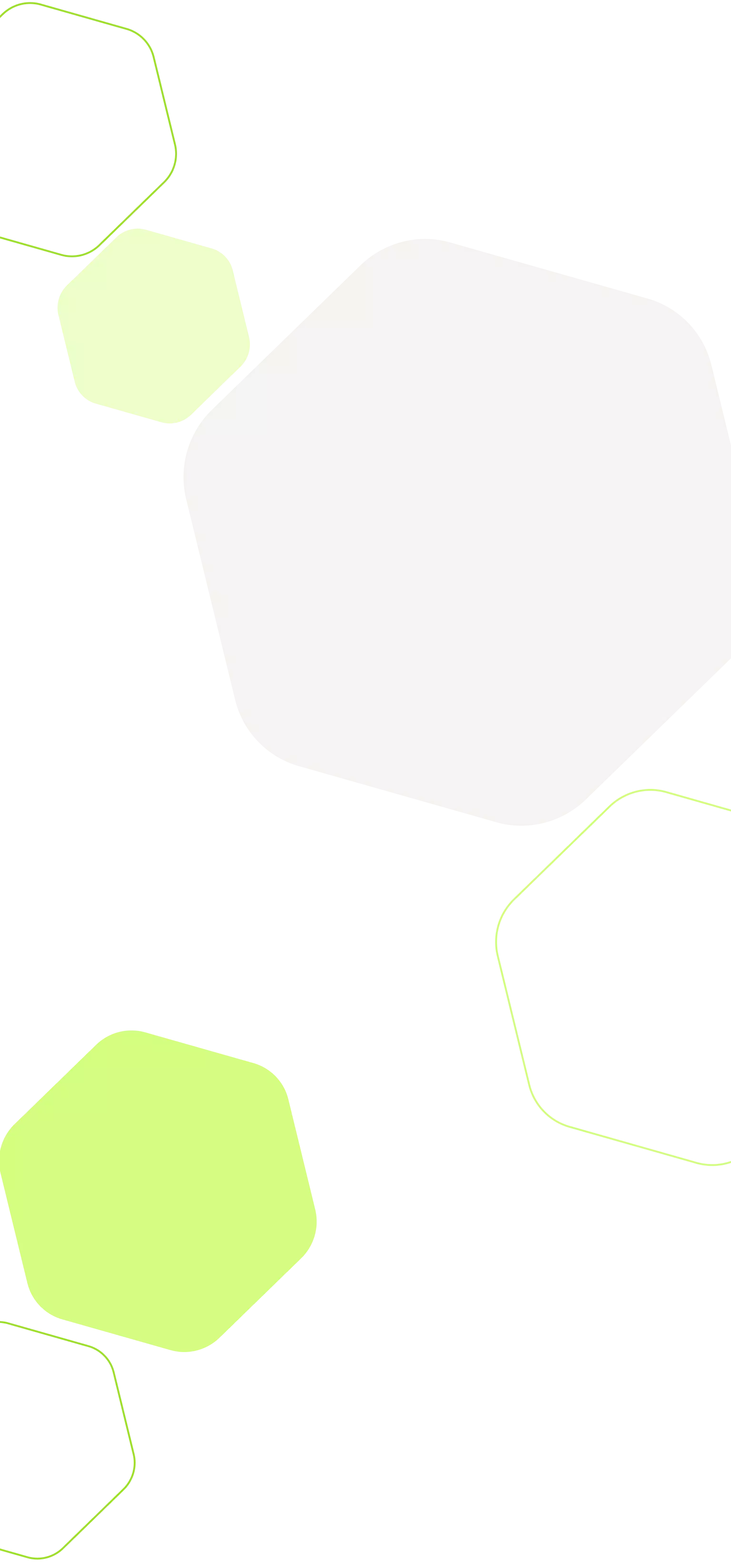 Background image with hex shapes for tablet