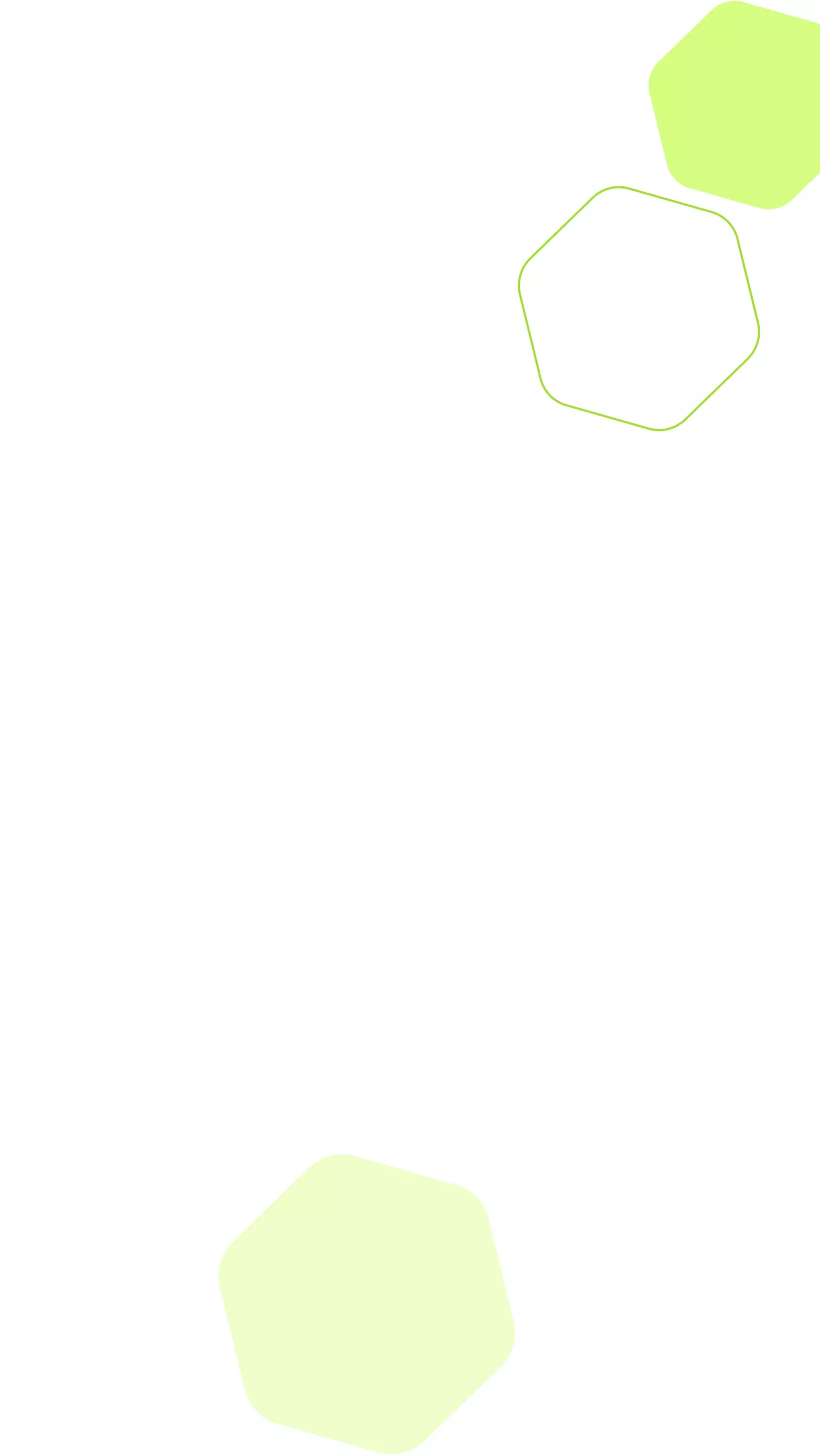 Background image with hex shapes for tablet