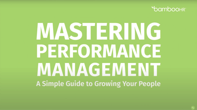Mastering performance management. A simple guide to growing your people.