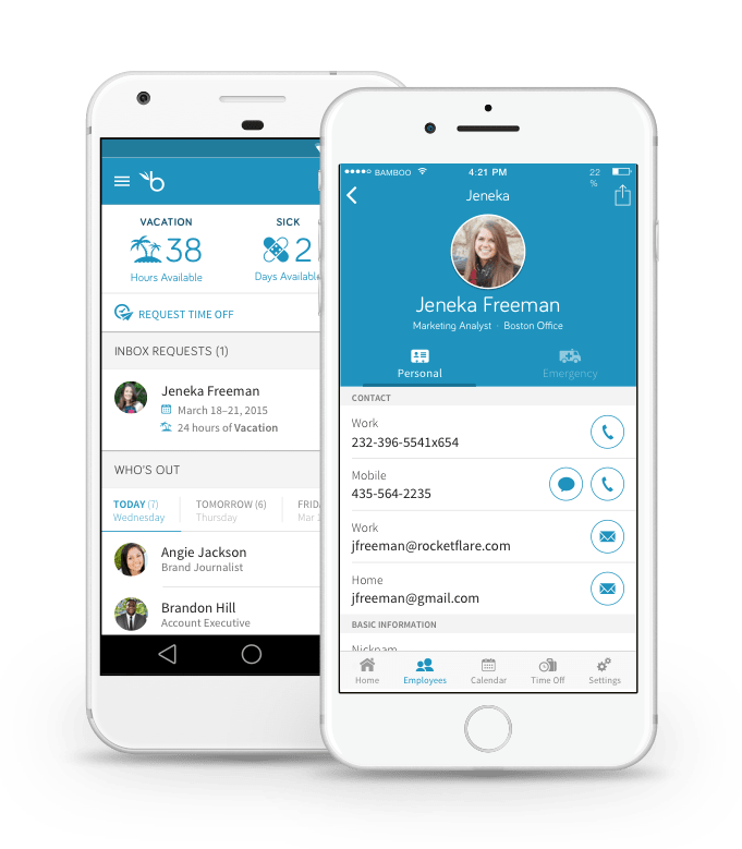 BambooHR mobile app