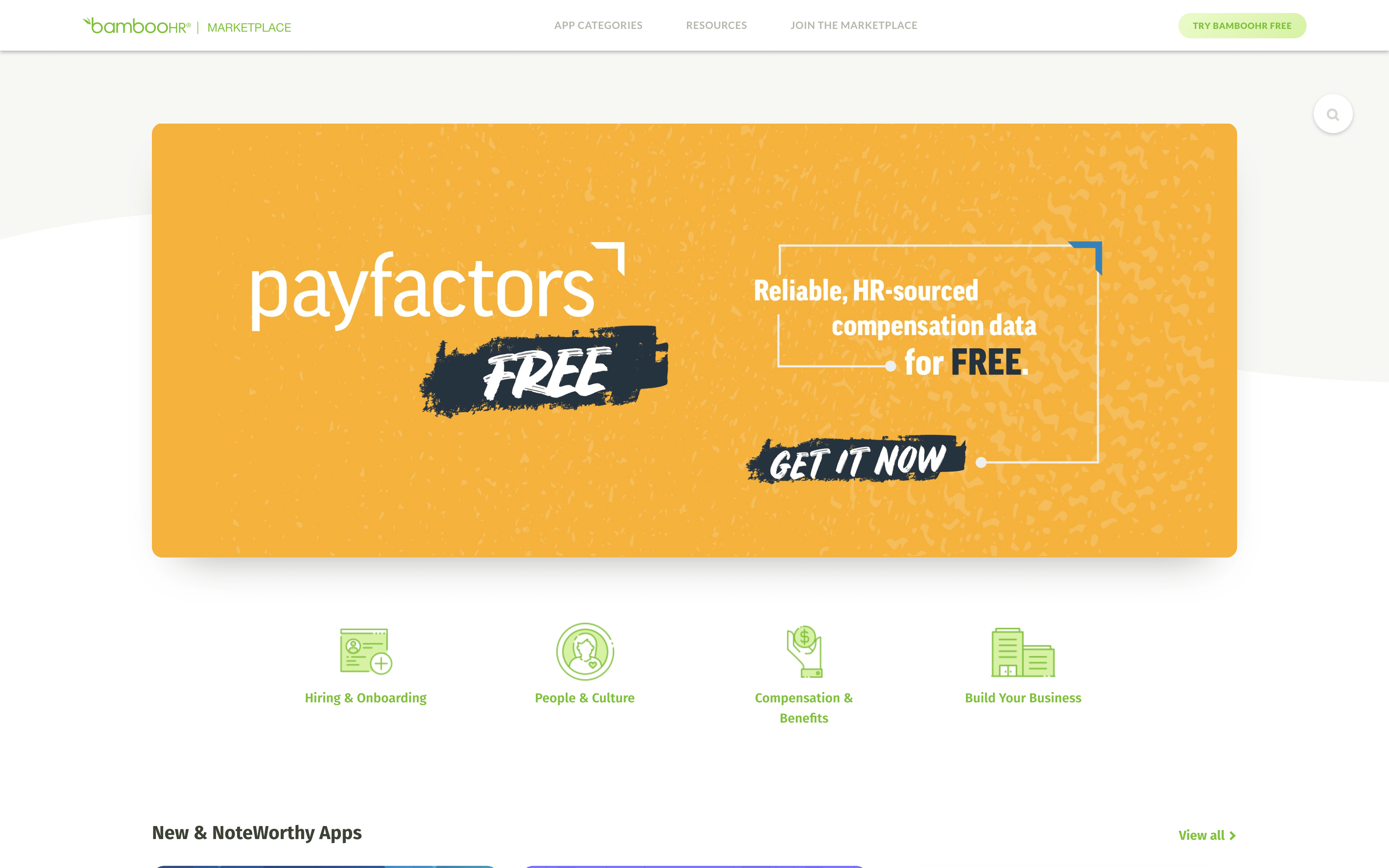 marketplace integrations screenshot