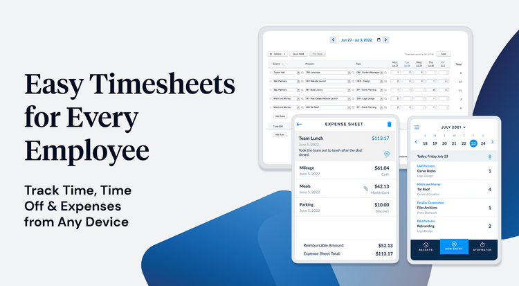 easy time tracking on any device