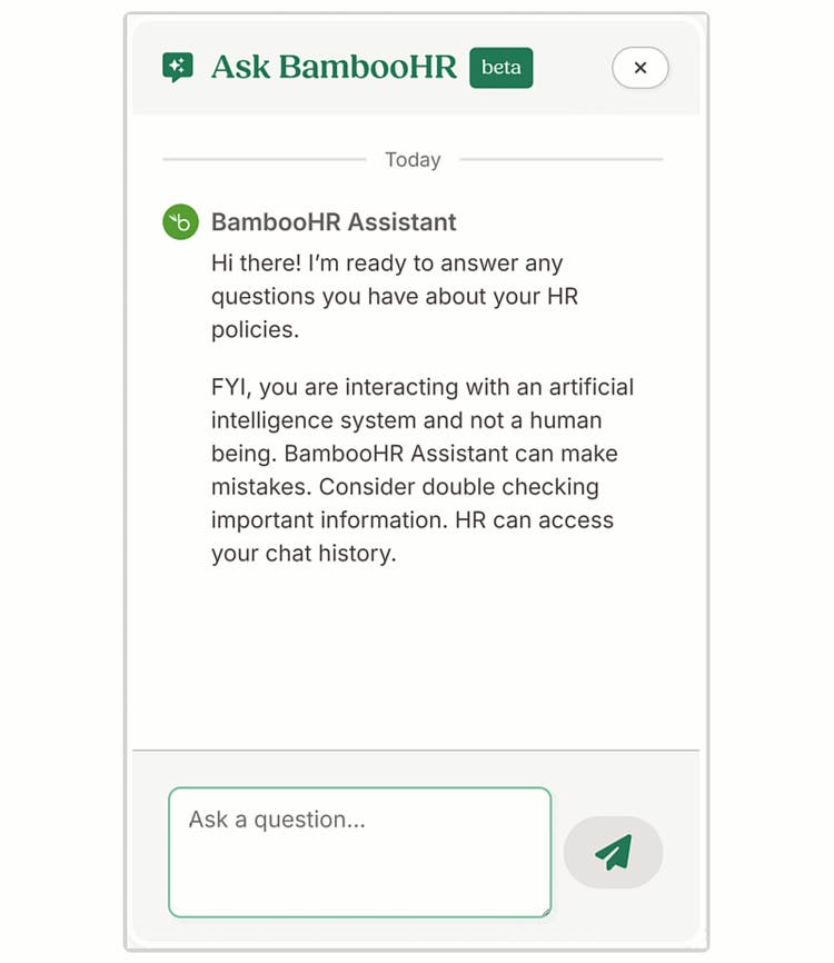 Ask BambooHR - AI Assistant