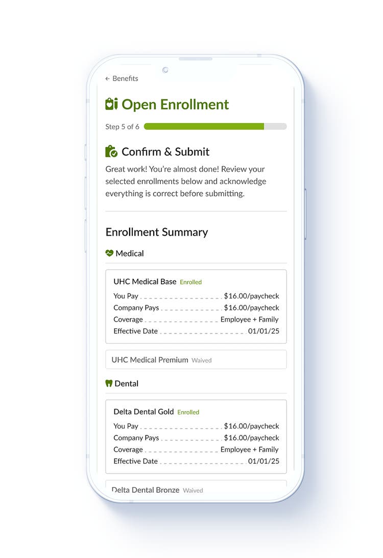 Mobile Benefits Enrollment
