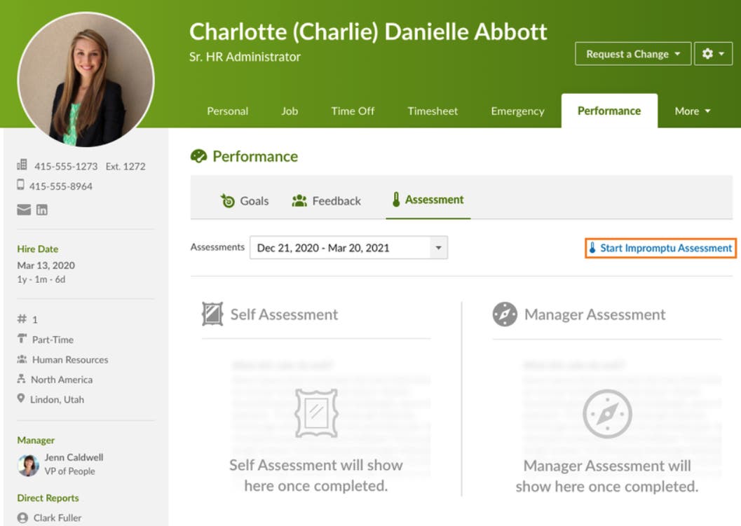 Impromptu Assessment Rule Update Product Updates BambooHR