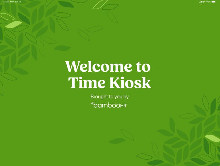 BambooHR Time Kiosk
