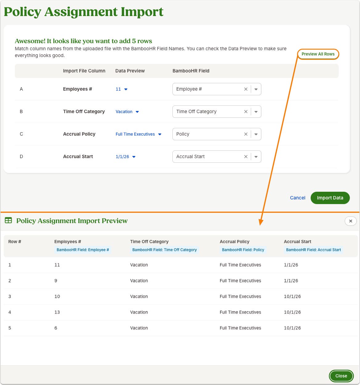 Time Off Importer Improvements | Product Updates | BambooHR