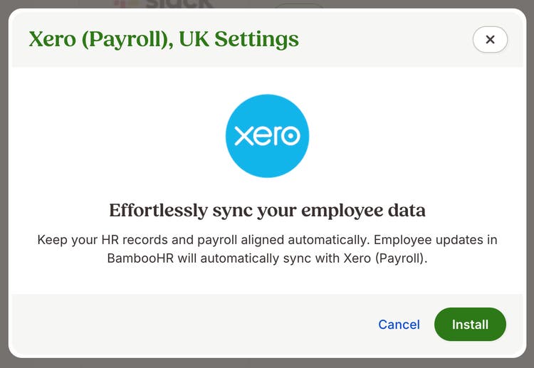 Integrate Xero Payroll (UK and Australia) with BambooHR