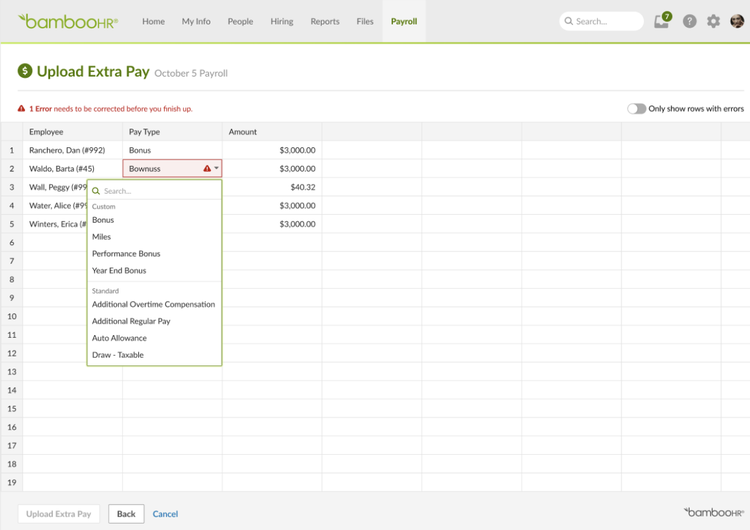 Extra Pay Importer 3