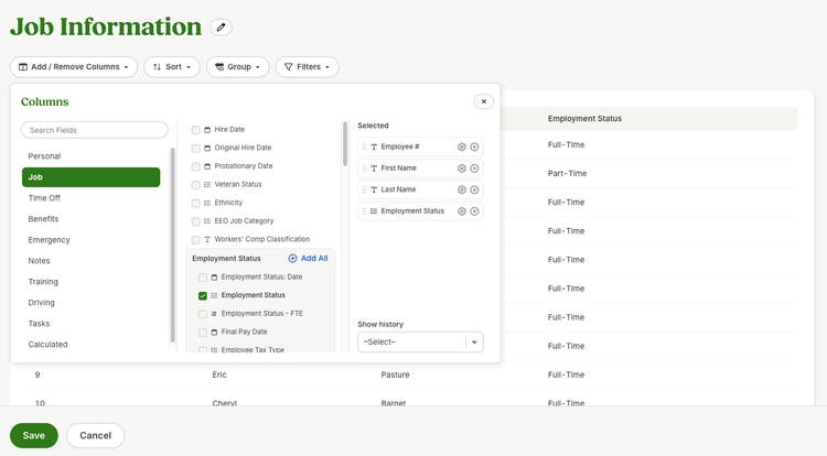 New Custom Report Builder