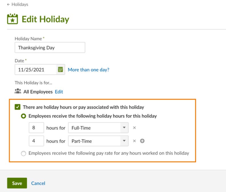Flexible Holiday Hours Product Updates BambooHR