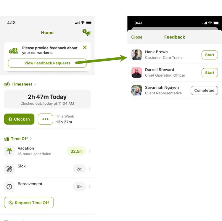 Mobile Peer Feedback