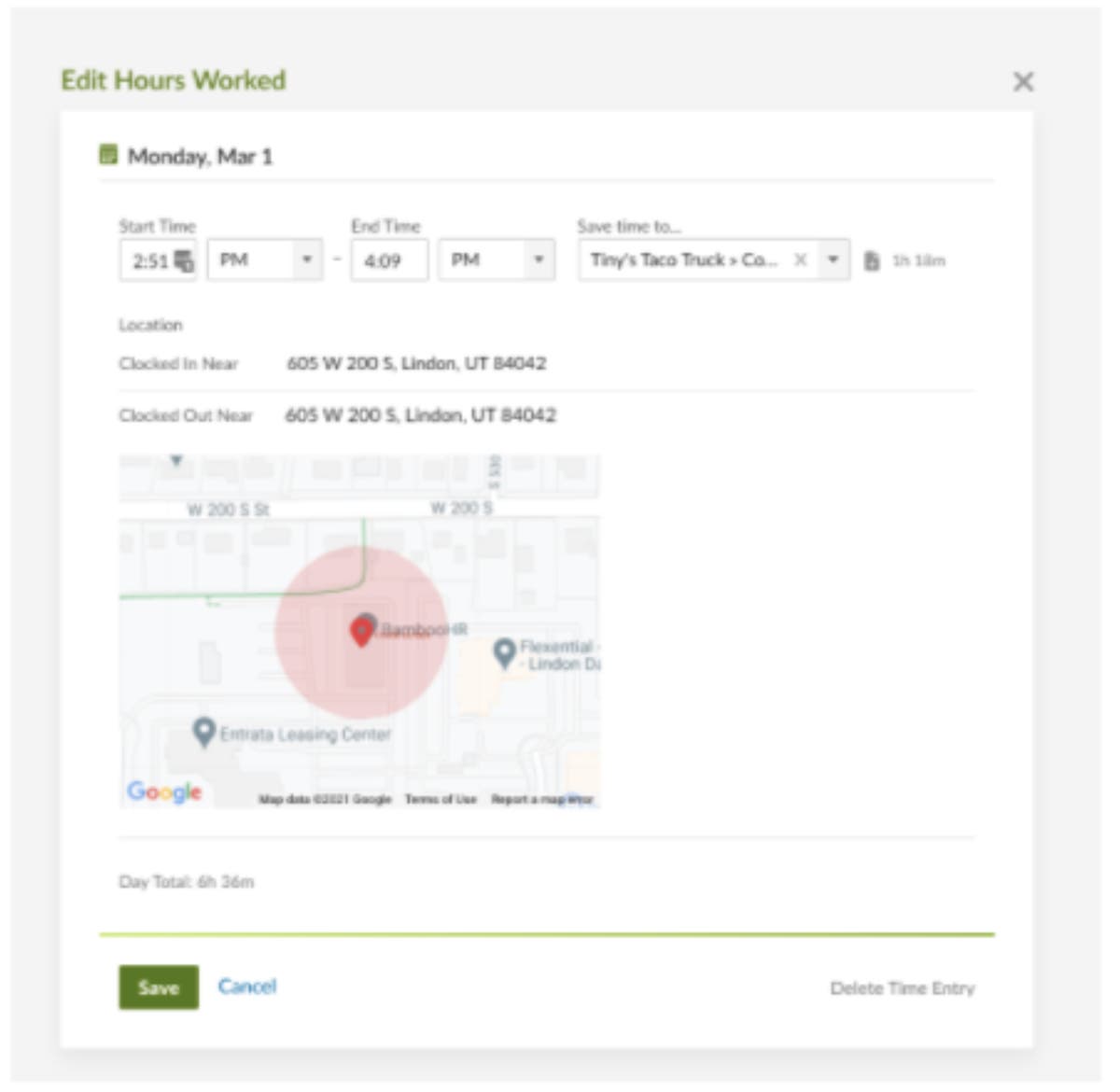 Geolocation for Time Tracking Product Updates BambooHR