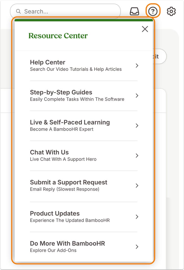 BambooHR Resource Center