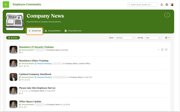 New Employee Community User Interface | Product Updates | BambooHR