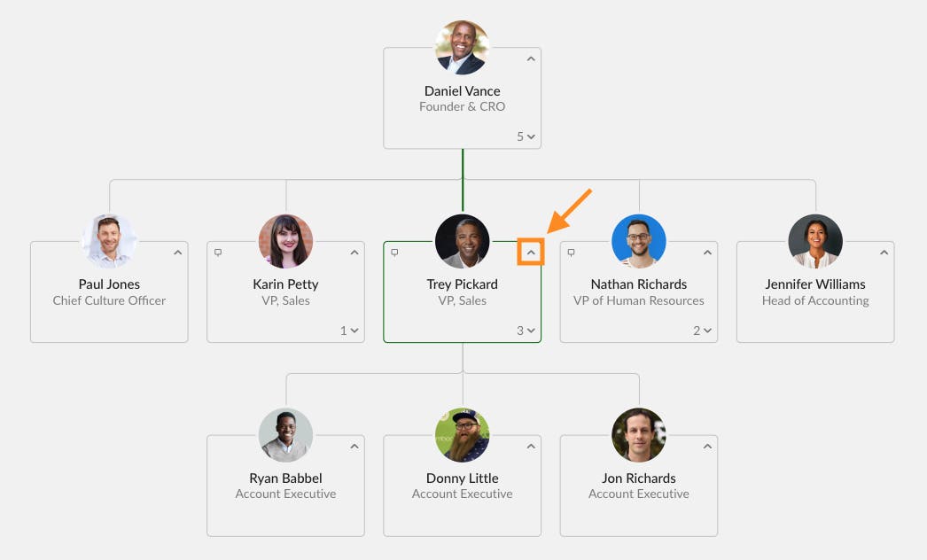 Full reporting line in the org chart product updates bamboohr