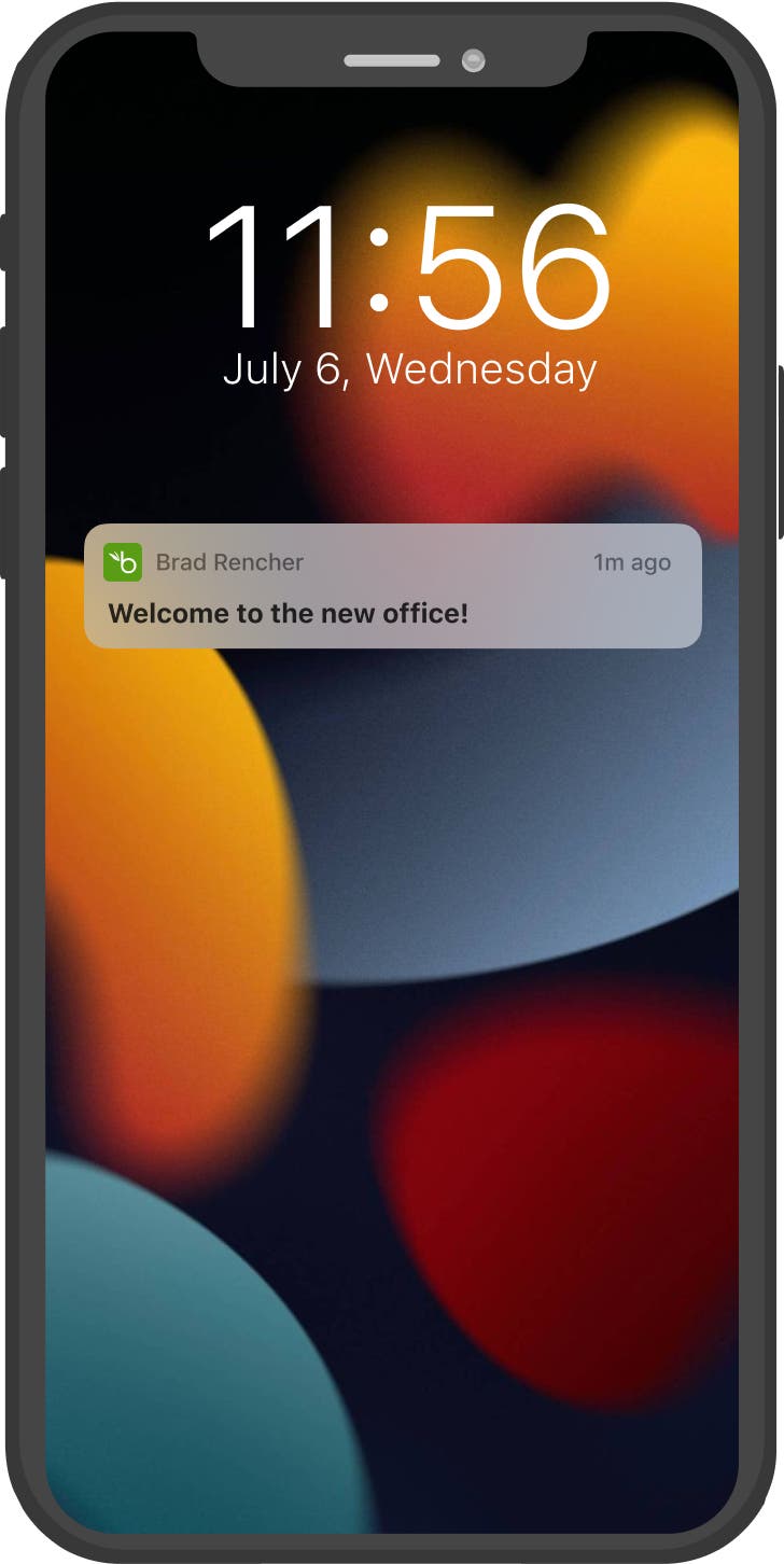 Mobile Employee Community Notifications