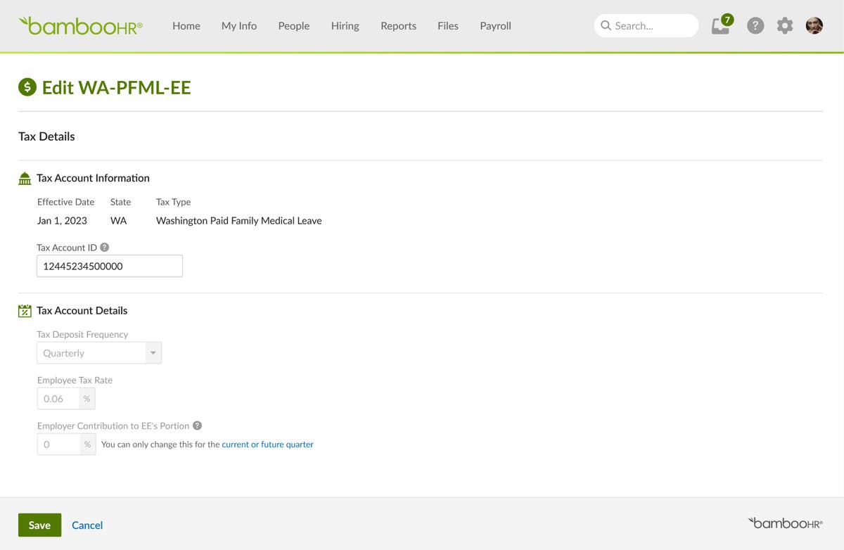PFML Sliding Scale Updates Product Updates BambooHR