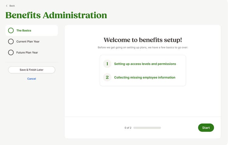 Ben Admin Onboarding Module