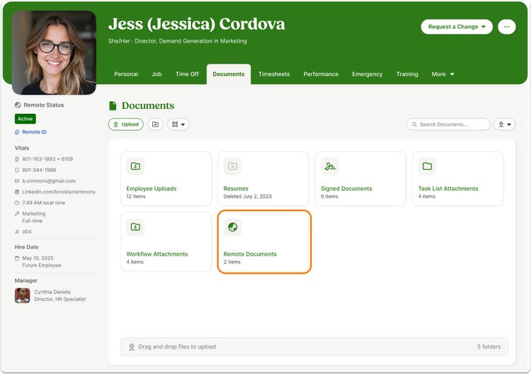 Access EOR Employee Documents and Payslips In BambooHR