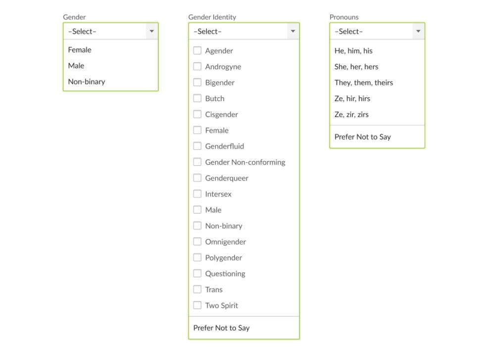 Expanded Gender Options | Product Updates | BambooHR