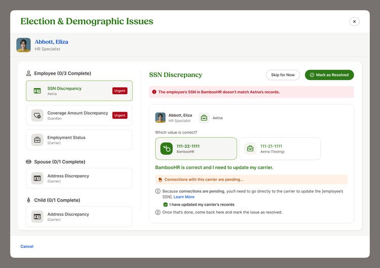 Additional Error Resolution Enhancements