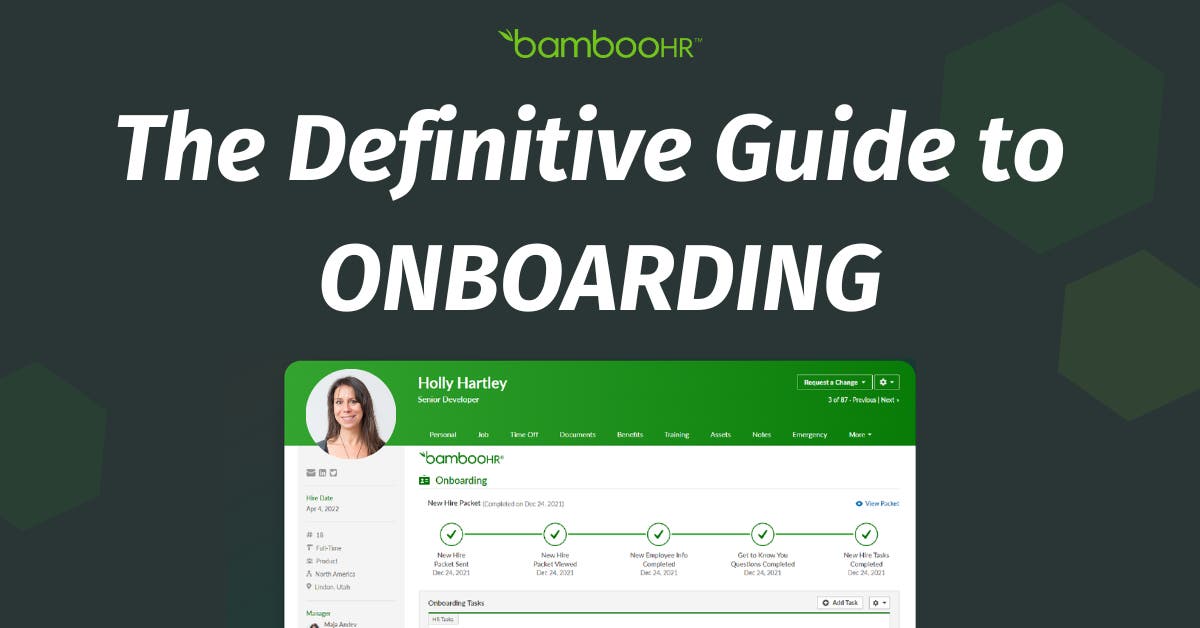 The Definitive Guide to Onboarding BambooHR