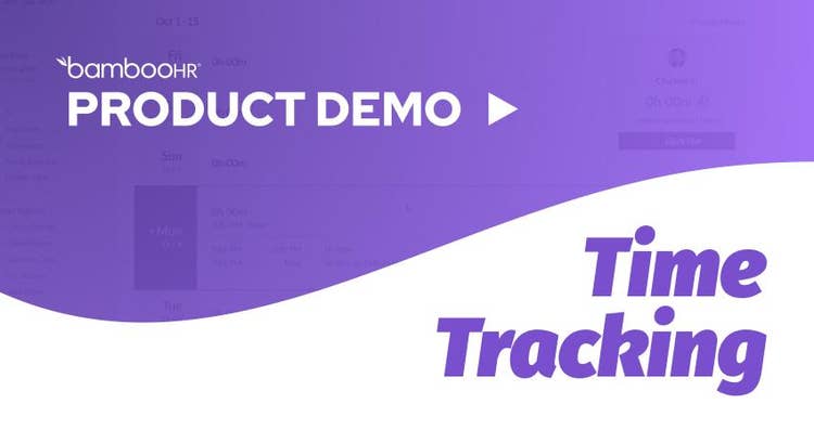 BambooHR Product Demo: Time Tracking