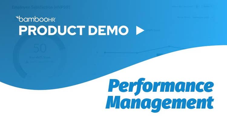 BambooHR Product Demo: Performance Management