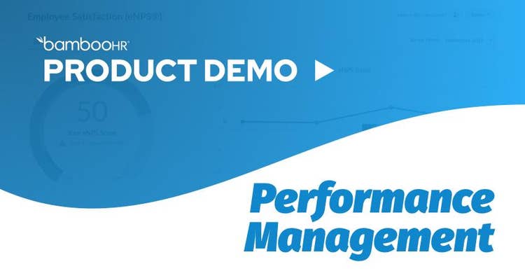 BambooHR Product Demo: Performance Management