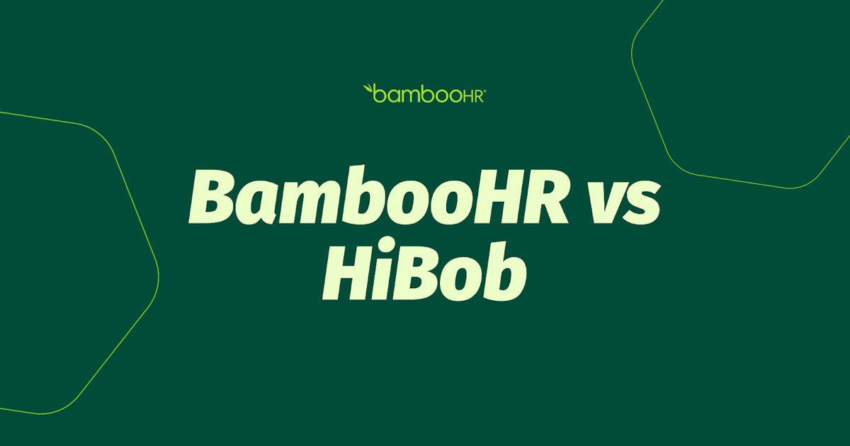 BambooHR vs HiBob Compare Features & Services BambooHR